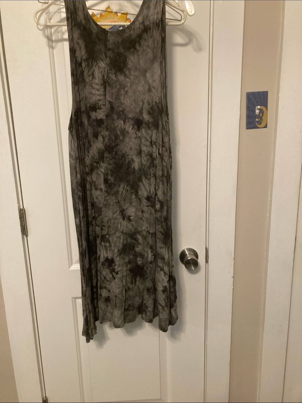 Together Charcoal Tie-Dye Sleeveless Midi Dress - Picture 3 of 3